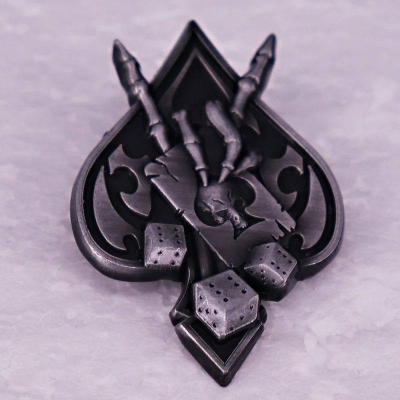 Gamblers Hand Enamel Pin