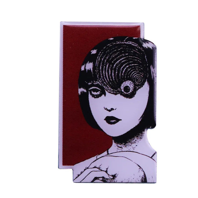 Junji Ito Enamel Pins