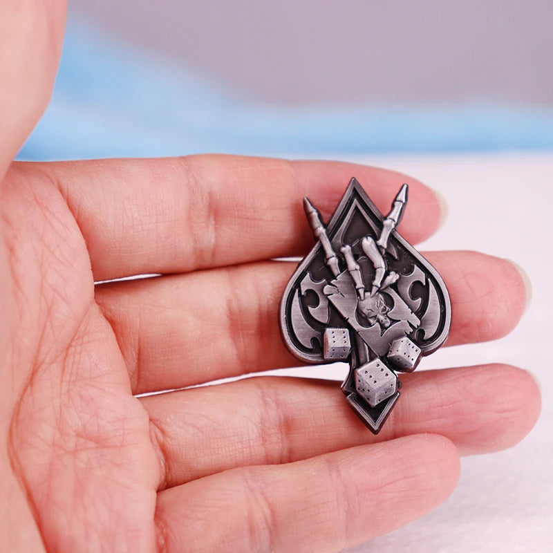 Gamblers Hand Enamel Pin