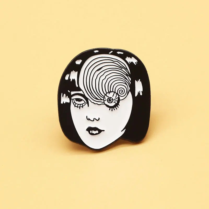 Junji Ito Enamel Pins