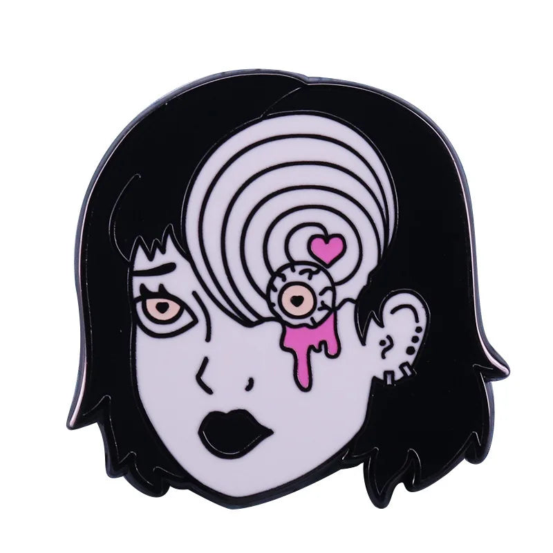 Junji Ito Enamel Pins